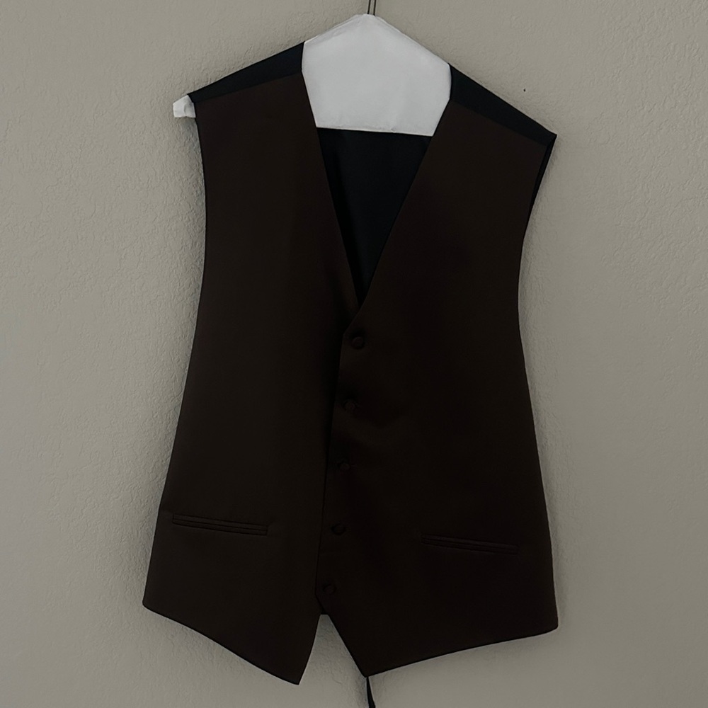 Men's Brown Vest Size XL